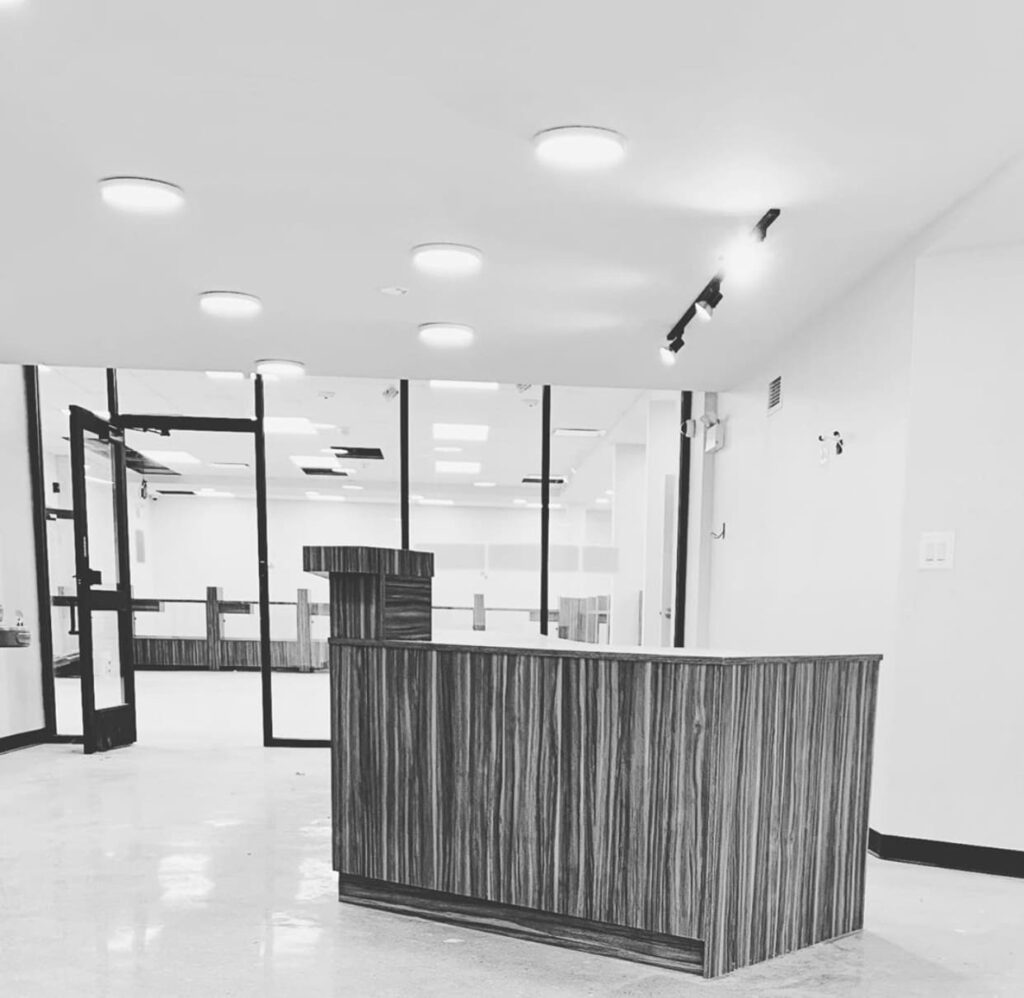 Dispensary front desk