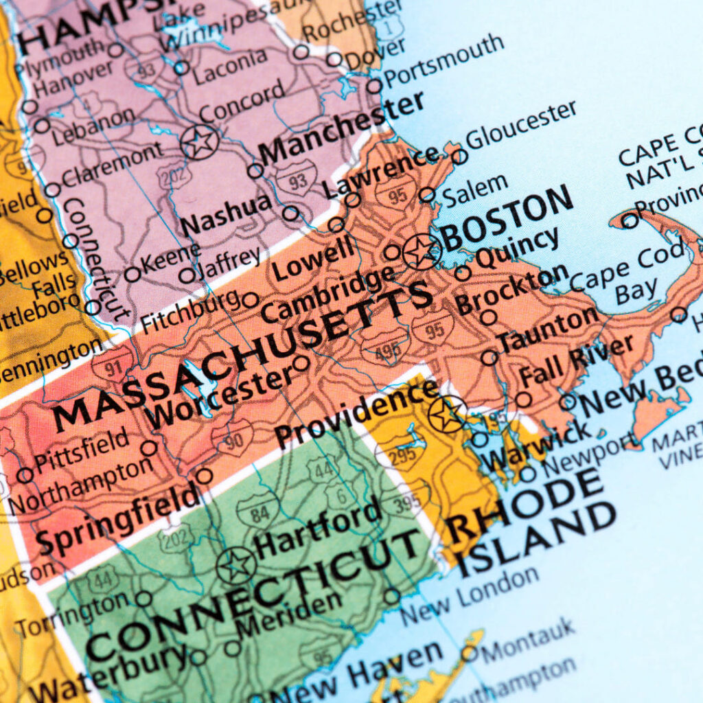 Massachusetts Map