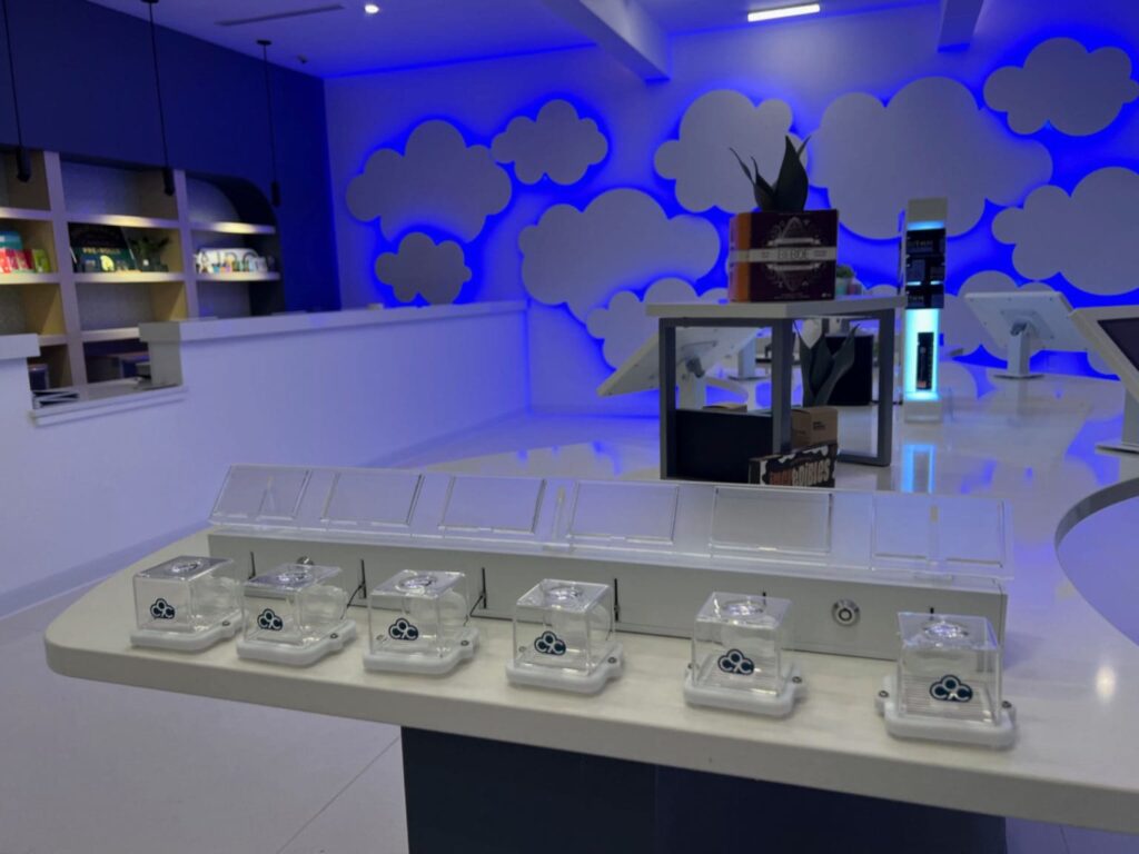 Counters of Cloud 9 Dispensary