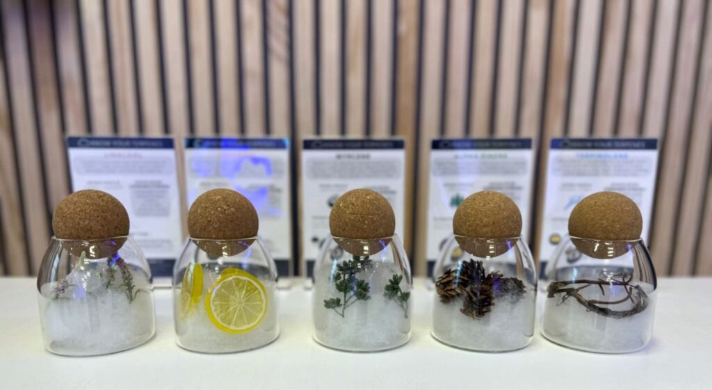 Terpentines in a dispensary