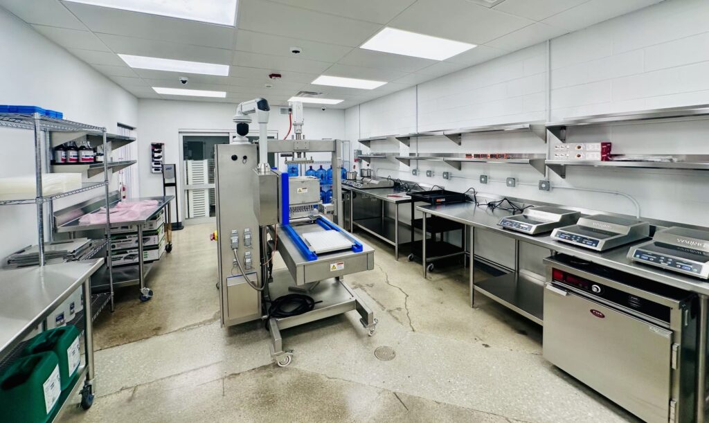 Cannabis processing room